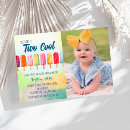 Search for second birthday invitations Pastel