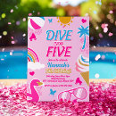 Search for dive into five birthday invitations 5th
