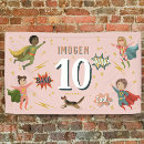 Search for superhero banners Kids birthday