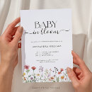 Search for nature baby shower invitations Script calligraphy