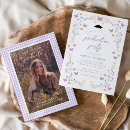 Search for butterfly graduation invitations Floral