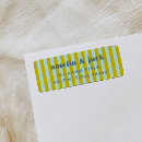 Search for blue stripe return address labels Modern