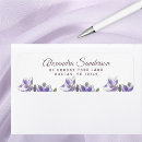 Search for lavender design return address labels Bride