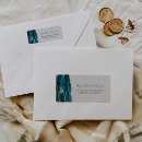 Search for turquoise marble return address labels Trendy