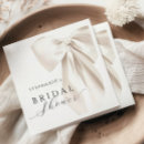 Search for bridal shower napkins Bride