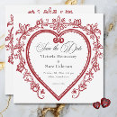 Search for vintage wedding save the dates Chinoiserie