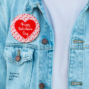 Search for red heart pattern badges Pink