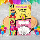 Search for calling all superheroes invitations Pink