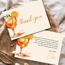 Search for cocktail party thank you cards Love at first spritz