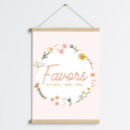 Search for favors please take one signs Floral