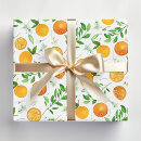 Search for orange fruit wrapping paper Green leaves