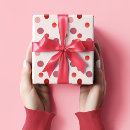 Search for red polka dot wrapping paper Valentine