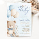 Search for boho teddy bear baby shower invitations Woodland