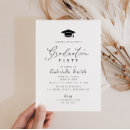 Search for college party invitations Black and white