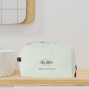 Search for initial cosmetic bags Sage green