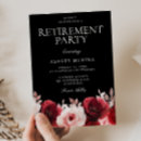 Search for black and burgundy invitations Party