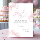 Search for pink bow thank you cards Preppy