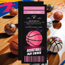 Search for basketball ticket invitations Unique
