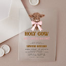 Search for cowgirl bridal shower invitations Holy cow