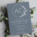 Search for foliage engagement party invitations Elegant
