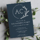 Search for foliage engagement party invitations Elegant