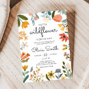Search for bright flower baby shower invitations Floral