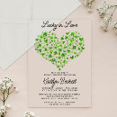Search for elegant st patricks day invitations Heart