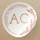 Search for copper wedding stickers Minimalist