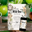 Search for baby safari invitations A little wild one