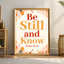 Search for know art Be still and know