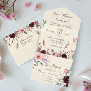 Search for burgundy and cream invitations Couple