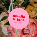 Search for bright pink stickers Modern