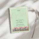 Search for mint green and gold wedding invitations Floral