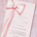 Search for silver christening invitations Pink