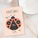 Search for love bug invitations Pink