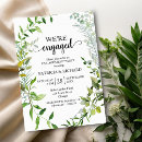 Search for greenery engagement party invitations Eucalyptus