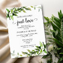 Search for foliage rehearsal dinner invitations Calligraphy