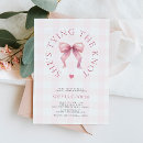 Search for tying the knot bridal shower invitations Modern