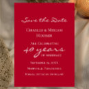 Search for 40th anniversary wedding save the dates Elegant