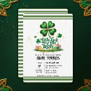 Search for luck on invitations Pot of gold