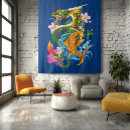 Search for blue koi fish art Pink