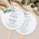 Search for greenery wedding programs Order of service