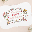 Search for strawberry birthday cards Pink