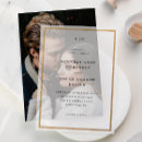 Search for vellum overlay invitations Minimal