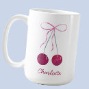 Search for cherry mugs Watercolor