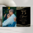 Search for 75th anniversary invitations Cheers to 75 years