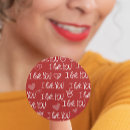 Search for i love you valentine stickers Red and white