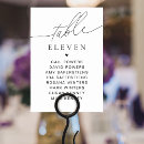 Search for guest table cards Contemporary