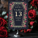 Search for halloween wedding table cards Gothic