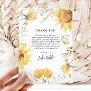 Search for sunflower thank you cards Elegant